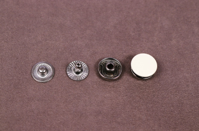 Кнопки пробивные 12,5мм Альфа Бежевый - изображение