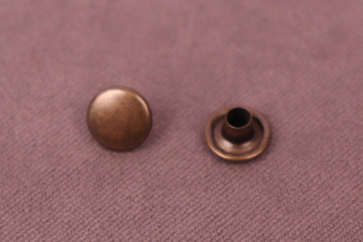 Хольнитены двусторонние 7*7мм  Антик - изображение