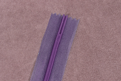 Молния потайная 50см на сетке Лавандовый 323 - изображение