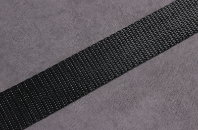 Лента ременная 30мм стропа Черный - изображение