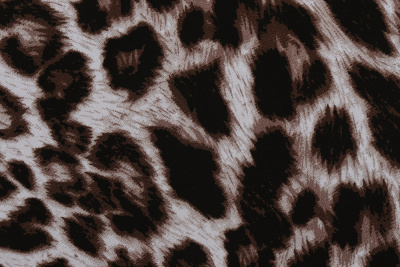 Штапель набивной 11979 Звериный принт - изображение