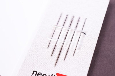 Набор швейных ручных игл №2 для кожи и меха - изображение