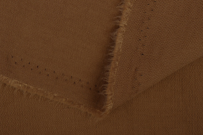 Вискоза фактурная Коричневый - изображение