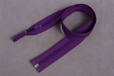 Молния разъемная 65см Т5 спираль Фиолетовый 193 - изображение