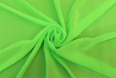 Шифон однотонный Ярко-салатовый - изображение