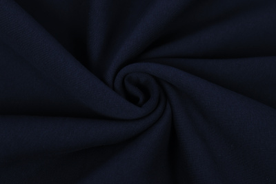 Полотно футерованное Penye 3-нитка 330гр/м.кв.начес Т.синий - изображение