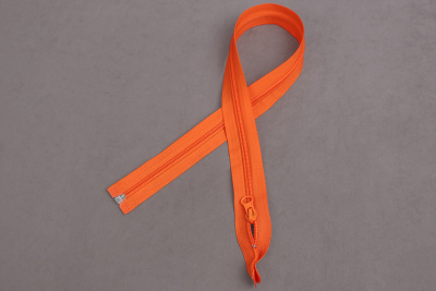 Молния разъёмная 60см Т5 спираль Оранжевый 157 - изображение