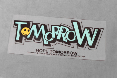 Термотрансфер Разноцветные надписи Ассорти (Средние) - изображение