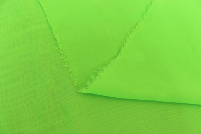 Шифон однотонный Ярко-салатовый - изображение