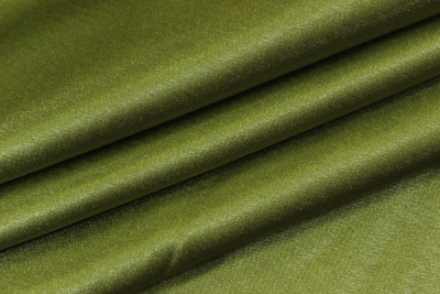 Креп-сатин однотонный Болотно-зеленый - изображение