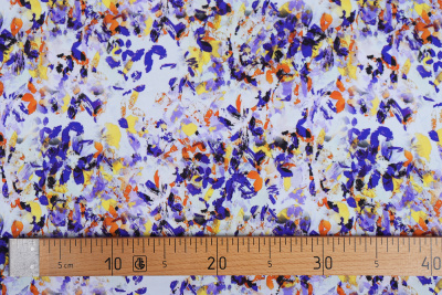 Вискоза атлас 3487 Абстракция - изображение