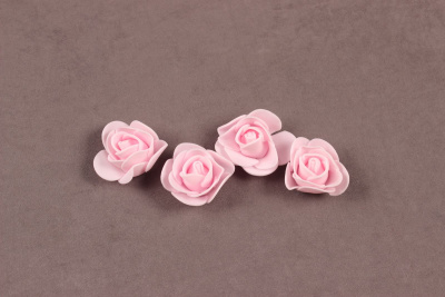 Роза 35мм из фоамирана Св. розовый - изображение