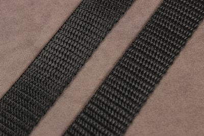 Лента ременная 20мм стропа Черная - изображение