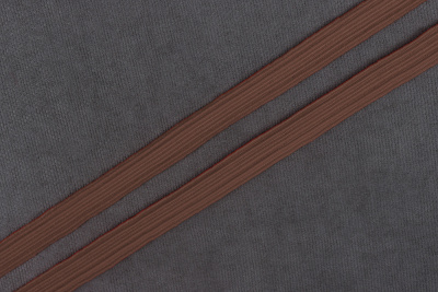 Тесьма эластичная 10мм Шоколад - изображение