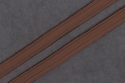 Тесьма эластичная 10мм Шоколад - изображение