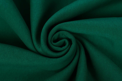 Полотно футерованное Penye 3-нитка начес Лесная зелень - изображение