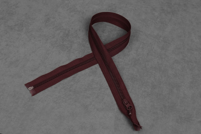 Молния разъемная 70см Т5 спираль Бордовый 179 - изображение