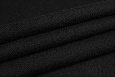 Полотно футерованное Penye 3-нитка 320гр/м.кв.начес Черный - изображение