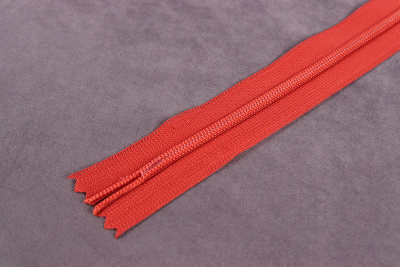 Молния потайная 50см нейлон Терракот - изображение