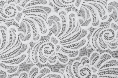 Гипюр-стрейч Белый - изображение