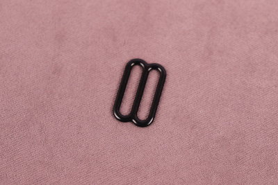 Регулятор бретелей 15мм металл Черный - изображение