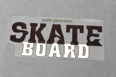 Термотрансфер Разноцветные надписи Ассорти (Средние) - изображение