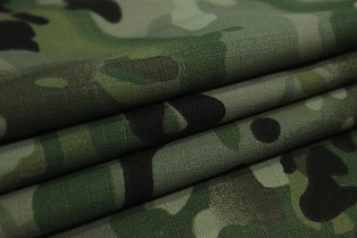 Ткань регион 215 рип-стоп Зелено-коричневый камуфляж - изображение