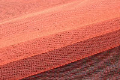 Фатин средней жесткости металлик Люминесцентно-оранжевый 34 - изображение