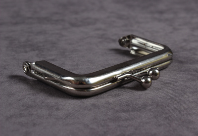 Фермуар рамочный 60*82мм для кошелька Серебро - изображение