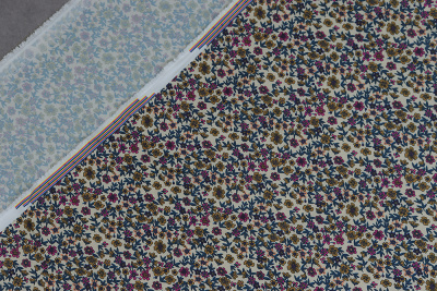 Ниагара софт Мелкие цветы на бежевом - изображение