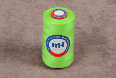 Нитки 5000 mН 40/2 Зеленый Неон 1512 - изображение