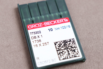 Иглы для ПШМ №100/16 DBx1 R Groz-Beckert 10шт - изображение