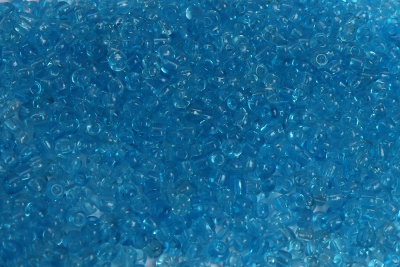 Бисер 12/0 прозрачный Голубой - изображение