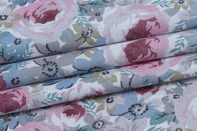 Ситец 150 набивной Розы акварель - изображение