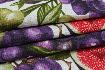 Полотно вафельное Тейково Сочные фрукты - изображение