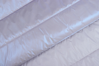 Стежка курточная сэндвич 200 гр/м Полосы Св.сиреневый/жемчужный - изображение