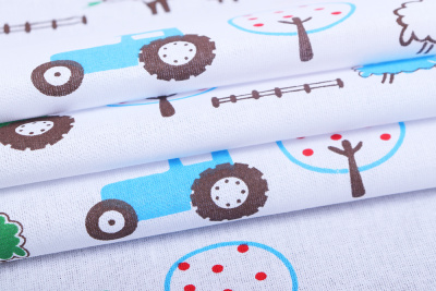 Ситец детский 44 Трактор - изображение