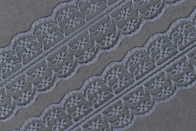 Кружево 45мм капроновое Т.Серый - изображение