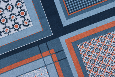 Ситец платочный 44 Тейково Франт - изображение