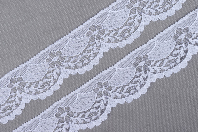 Кружево 40мм капроновое Белый - изображение
