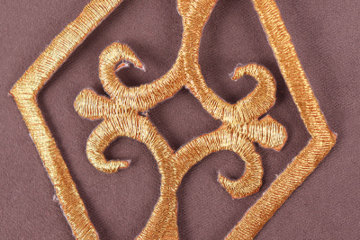 Термоаппликация Орнамент Золото 1890 - изображение