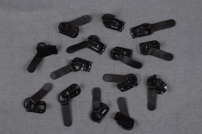 Крючок шубный TBY-0122 Т.Коричневый F304 - изображение