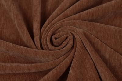 Костюмный двухсторонний шенил Коричневый - изображение