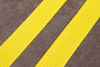 Лента ременная 25мм стропа Желтый - изображение
