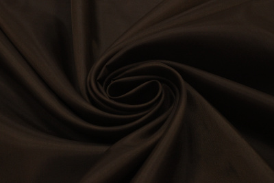 Подкладочная однотонная таффета Коричневый - изображение