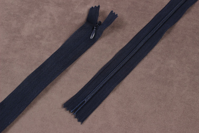 Молния потайная 50см нейлон Т.синий 330 - изображение