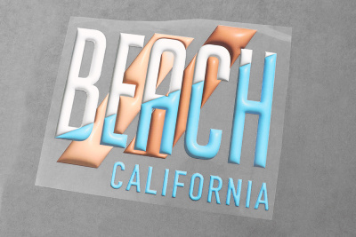 Термотрансфер Разноцветные надписи (Ассорти) - изображение