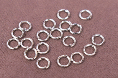 Кольцо 0,7*5мм соединительное Серебро - изображение