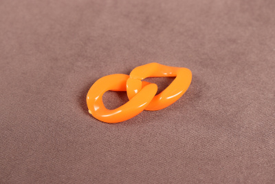 Кольцо для цепочки 16*23мм Ярко-оранжевый - изображение