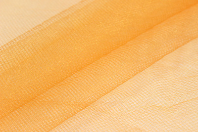 Фатин средней жесткости металлик Оранжевый 13 - изображение